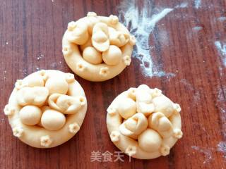 聚宝盆花样馒头的做法步骤：8