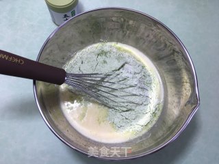 网红抹茶毛巾卷蛋糕的做法步骤：8