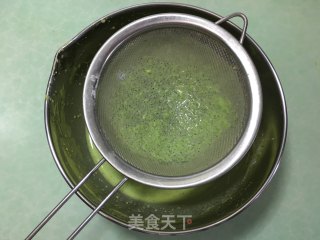 网红抹茶毛巾卷蛋糕的做法步骤：10