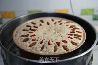 阿胶红糖红枣发糕的做法步骤：13