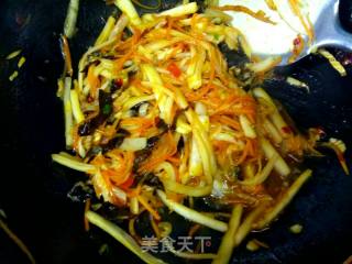 鱼香白菜的做法步骤：9