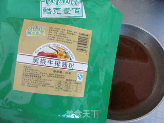 草菇牛排的做法步骤：4