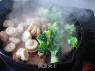 草菇牛排的做法步骤：14