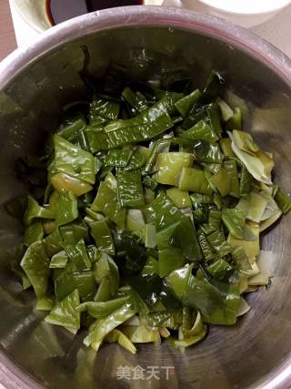 凉拌裙带菜(海裙菜)的做法步骤：5