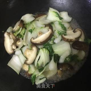 香菇青菜的做法步骤：6