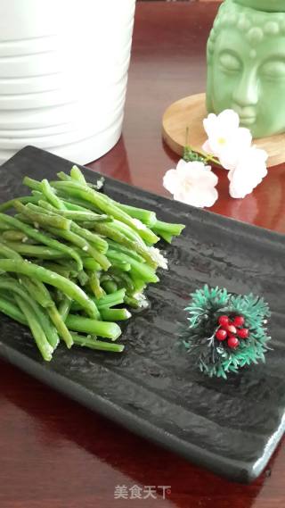 蒜蓉豆角的做法步骤：4