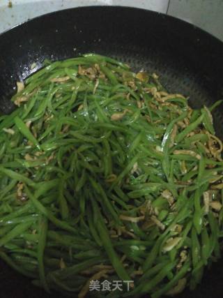 芸豆炒肉丝的做法步骤：6