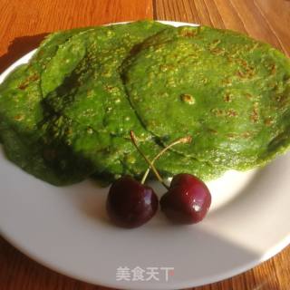 菠菜饼的做法步骤：10