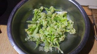 花菜炒香肠(川渝风味的香肠)的做法步骤：6
