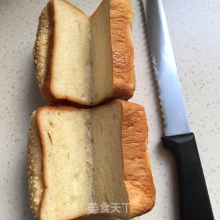 芝士火腿三明治的做法步骤：4