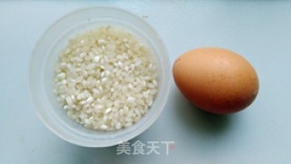 蛋花甜味粥的做法步骤：1