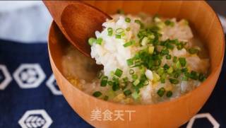 干贝滑蛋粥的做法步骤：11