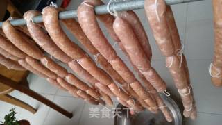 自做黑椒烤肠和台湾烤肠的做法步骤：8