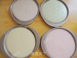 彩虹书形双层蛋糕的做法步骤：12