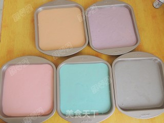彩虹书形双层蛋糕的做法步骤：26