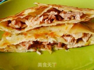 #妈妈的味道#熏肉大饼的做法步骤：10