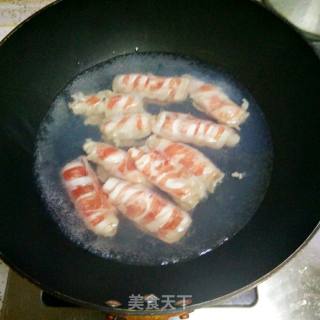 孜然羊肉卷的做法步骤：2