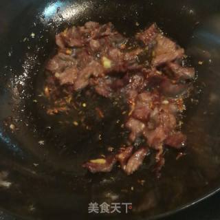 孜然牛肉的做法步骤：6