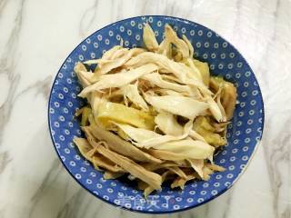 香油拌鸡丝的做法步骤：2