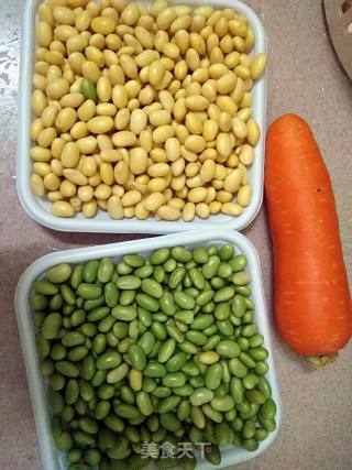三色炒豆的做法步骤：1