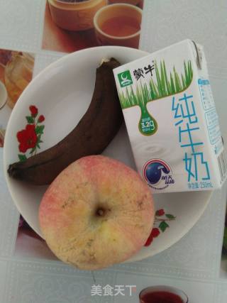 香蕉苹果奶昔的做法步骤：1