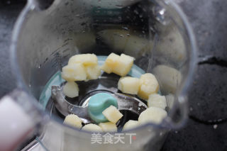 蓝莓山药泥的做法步骤：2
