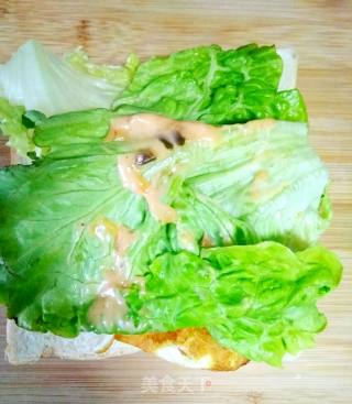 三明治的做法步骤：4