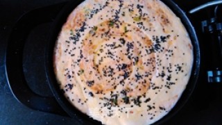 香辣芝麻酱饼的做法步骤：14