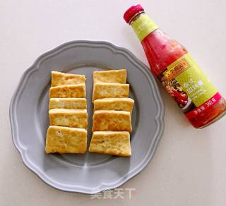 煎豆腐的做法步骤：6