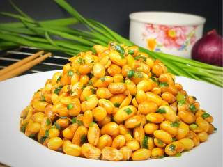 韭菜末炒黄豆的做法步骤：13