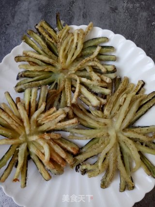 菊花茄子的做法步骤：7