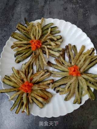 菊花茄子的做法步骤：8