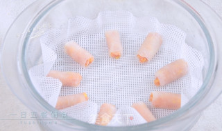 肉末萝卜卷的做法步骤：11