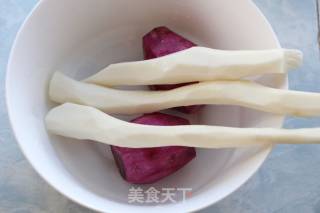 山药紫薯粥的做法步骤：2