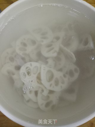 凉拌藕片的做法步骤：4