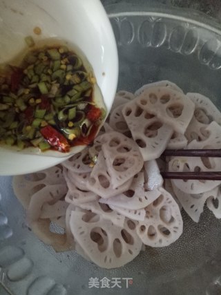 凉拌藕片的做法步骤：8