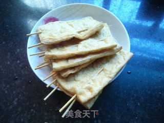 麻辣豆腐串的做法步骤：2