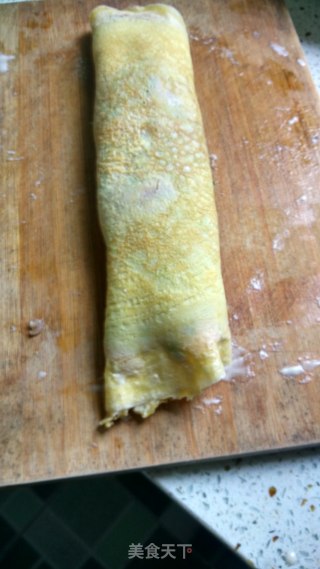 瘦肉蛋卷的做法步骤：8