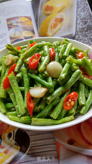蒜香豆角的做法步骤：7
