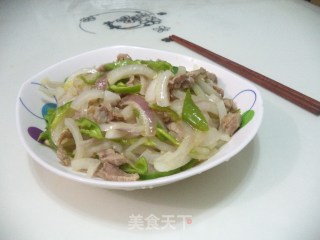 洋葱肉丝的做法步骤：7