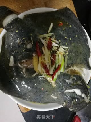 清蒸多宝鱼的做法步骤：7