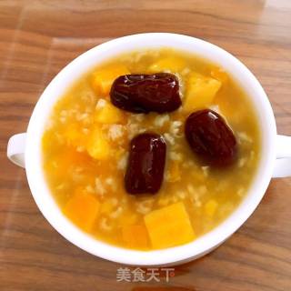 南瓜红枣粥的做法步骤：6