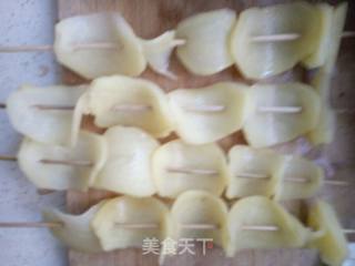土豆片烤串的做法步骤：4