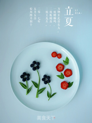 餐桌上那些花-水果餐盘画的做法步骤：4