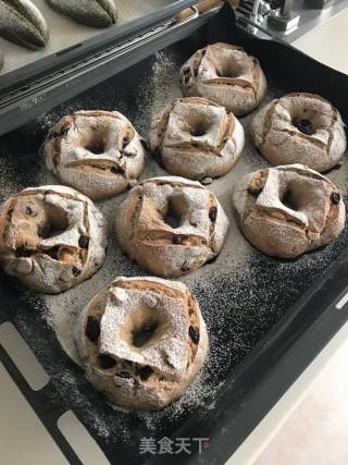 坚果巧克力面包的做法步骤：16