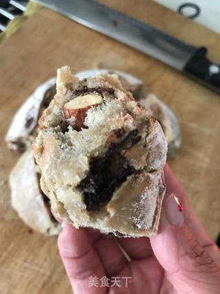 坚果巧克力面包的做法步骤：17