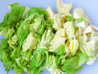 干豆腐白菜片的做法步骤：1