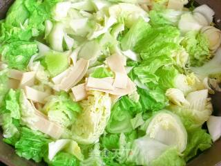 干豆腐白菜片的做法步骤：3