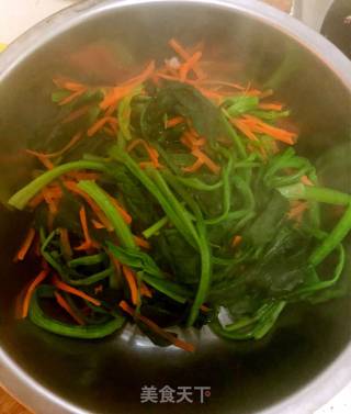 果仁菠菜的做法步骤：5
