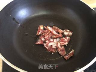腊肠矮脚黄的做法步骤：2